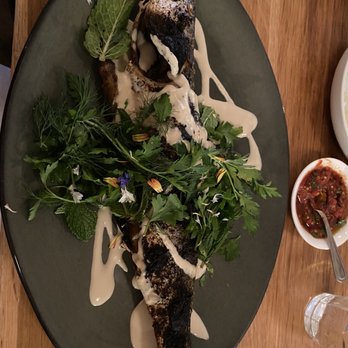 Saba - Speckled trout. - Mediterranean Near Me - New Orleans, Louisiana Saba - Speckled trout. - Mediterranean Near Me - New Orleans, Louisiana
