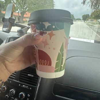 Cafe Barista - Their to go size cups (12oz) - Sandwiches Near Me - Kissimmee, Florida
