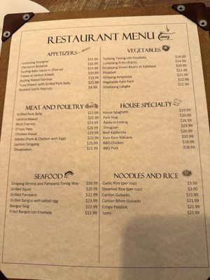 Menu photo 4 Timog Newark, CA