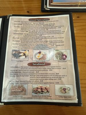 Menu photo 5 Back Home In Lahaina Carson, CA