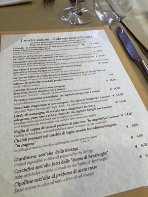 Menu photo 4 All'Osteria Bottega Bologna, BO