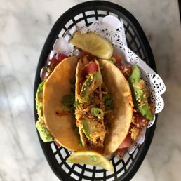 Ahi Tuna Poke Tacos