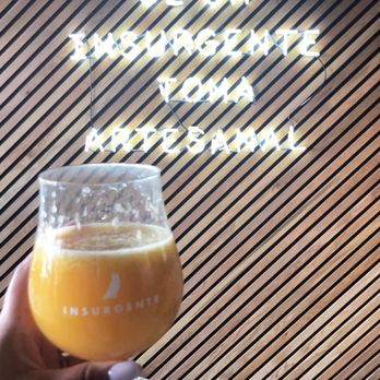 Cervecería Insurgente - Mimosa made out of orange juice and beer - Breweries Near Me - Tijuana, BCN
