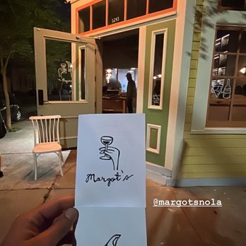 Margot’s Nola - (The drink menu is the larger one) ha ha - Pizza Near Me - New Orleans, Louisiana Margot’s Nola - (The drink menu is the larger one) ha ha - Pizza Near Me - New Orleans, Louisiana