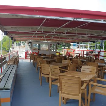 Valley Gem Sternwheeler - Top deck - Boat Charters Near Me - Marietta, Ohio Valley Gem Sternwheeler - Top deck - Boat Charters Near Me - Marietta, Ohio