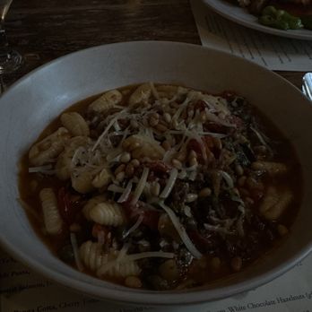 Harvest Habersham - cavatappi with ostrich - New American Near Me - Sautee Nacoochee, Georgia