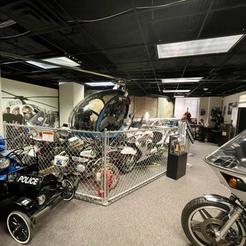 Phoenix Police Museum - Inside section with a big old helicopter inside.... - Museums Near Me - Phoenix, Arizona