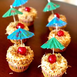 For Goodness Bakes - Pina Colada cupcakes