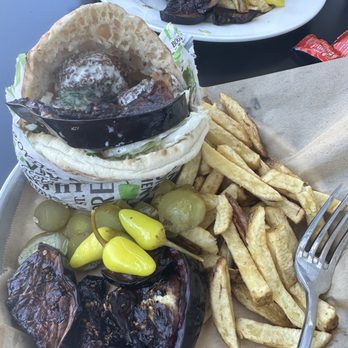 Tel Aviv Grill - The eggplant was to die for - Falafel Near Me - Los Angeles, California