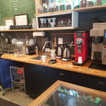 Wyoming Community Coffee - The poor over sitting and waiting as the coffee trickled through - Cafes Near Me - Cincinnati, Ohio
