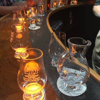Heaven Hill Bourbon Experience - Tasting glasses all lined up - Tours Near Me - Bardstown, Kentucky