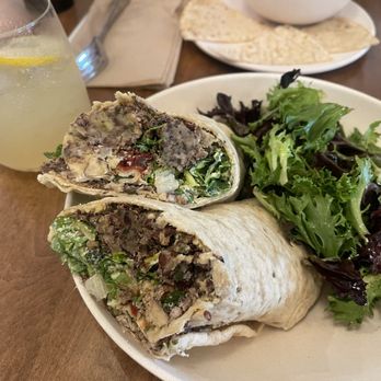 Flower Child - Black Bean wrap - Salad Near Me - Plano, Texas