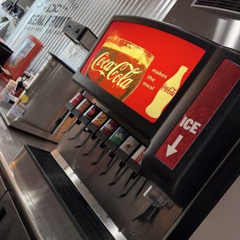 Charleys Cheesesteaks - Self serve soda machine - Cheesesteaks Near Me - Covina, California