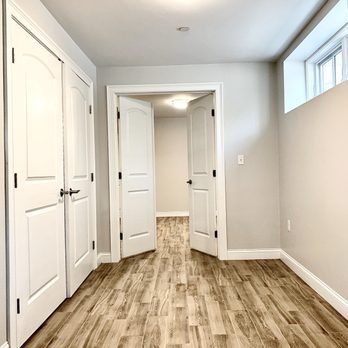 Pro Painting Services - Interior painting : beautiful basement interior painting, walls :colors S-W 7646 First Star , trims and doors color: S-W 7005 Pure White - Painters Near Me - Everett, Massachusetts Pro Painting Services - Interior painting : beautiful basement interior painting, walls :colors S-W 7646 First Star , trims and doors color: S-W 7005 Pure White - Painters Near Me - Everett, Massachusetts
