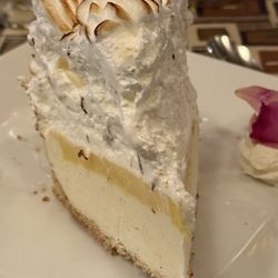 House of Embers - Look how tall the meringue is on this lemon meringue ice cream pie-YUMM Delicious!
