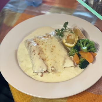 Gaby's - Shrimp enchiladas with white sauce . . . Unbelievable! - Mexican Near Me - Puerto Vallarta, JAL Gaby's - Shrimp enchiladas with white sauce . . . Unbelievable! - Mexican Near Me - Puerto Vallarta, JAL