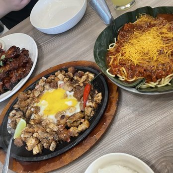 Tambayan - pork skewers, sisig, spaghetti - Filipino Near Me - Mesa, Arizona