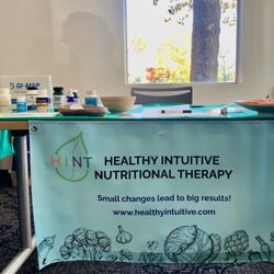 Healthy Intuitive Nutritional Therapy - Sharing my knowledge and passion for health and wellness at a local area health fair.