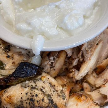Sahara Restaurant - a plate of chicken, mashed potatoes, and yogurt - Middle Eastern Near Me - Saint Clair Shores, Michigan Sahara Restaurant - a plate of chicken, mashed potatoes, and yogurt - Middle Eastern Near Me - Saint Clair Shores, Michigan