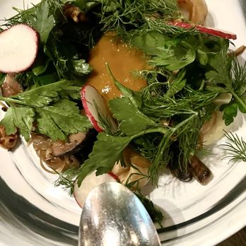 Mi Tocaya Antojeria - Sautéed Wild Mushrooms. They're under there! - Mexican Near Me - Chicago, Illinois