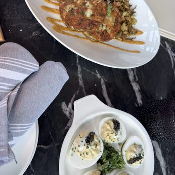 Call Me Pearl - Crab cakes and DEVILED EGGS - Cocktail Bars Near Me - Denver, Colorado