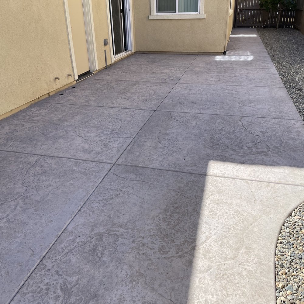 Five Star Home Improvement - Stamped and Colored Concrete - Patio Coverings Near Me - Sacramento, California