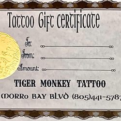 Tiger Monkey Tattoo