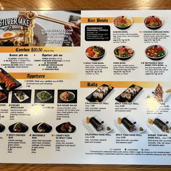 Silverlake Ramen - Menu (Aug 2023) - Ramen Near Me - Burbank, California Silverlake Ramen - Menu (Aug 2023) - Ramen Near Me - Burbank, California