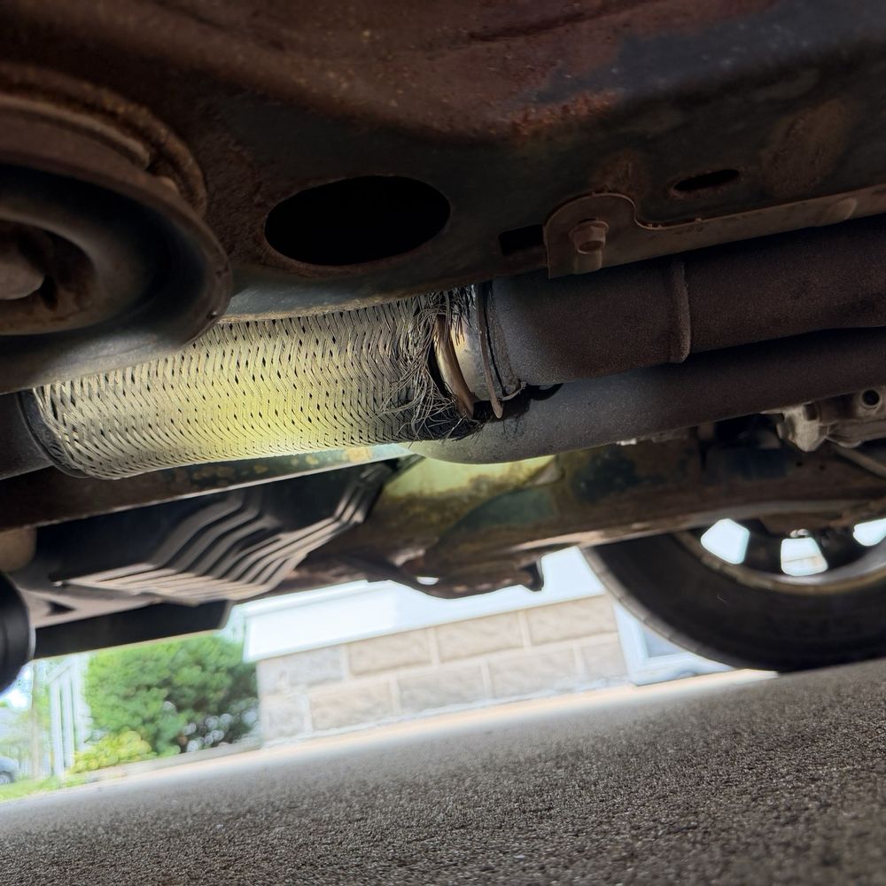 Mighty Muffler - Flex pipe rusted and gasket coming apart at weld. - Auto Repair Near Me - Eau Claire, Wisconsin