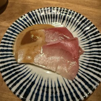Suki Desu - Hamachi with sesame dressing part of Fresh From The Sea sets 2 and 3 - Sushi Bars Near Me - New York, New York