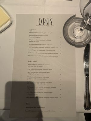 Menu photo 4 Opus Restaurant Toronto, ON Menu photo 4 Opus Restaurant Toronto, ON