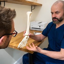 Matt Raden Podiatry - Foot consultation with Matt.