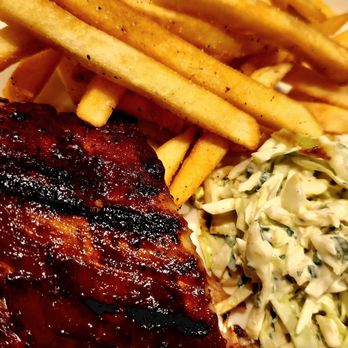 Villalobos Kitchen - Ribs, coleslaw, and French fries - awesome! - Seafood Near Me - Long Beach, California