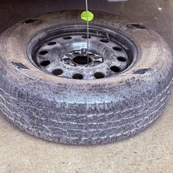 Mavis Tires & Brakes - Spare tire still waiting for valve stem replacement, 6hrs later.