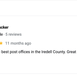 US Post Office - 5 star google review written by post office employee that provided terrible service....LOL!