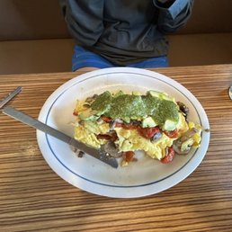 Pesto Veggie Egg Omelette