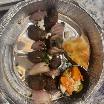 Black Sheep Coal Fired Pizza - Marinated Vegetables Skewer With MARINATED VEGETABLE SKEWERS W/ LIME - Pizza Near Me - Minneapolis, Minnesota