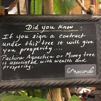Macondo Coffee Roasters - Interesting sign. - Coffee & Tea Near Me - Doral, Florida