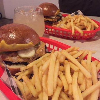 Juanita Peaches - Cheeseburger with fries from Juanita Peaches - Burgers Near Me - Brunswick, VIC