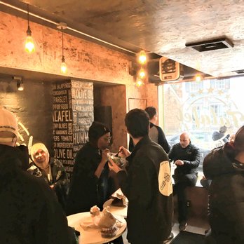 Falafel Inc - Cramped - taken from near the kitchen, this photo shows the majority of the inside area - Falafel Near Me - Washington, DC, District of Columbia