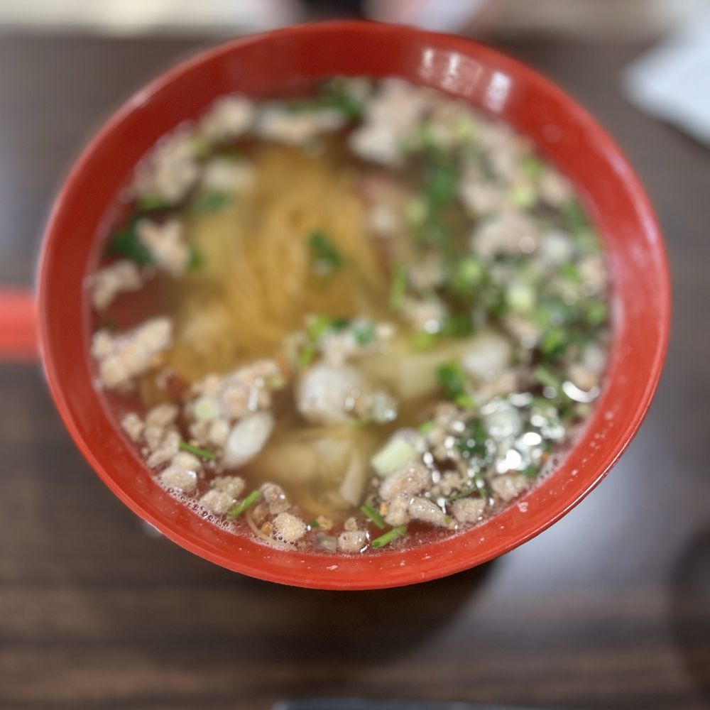Egg noodle soup Egg noodle soup
