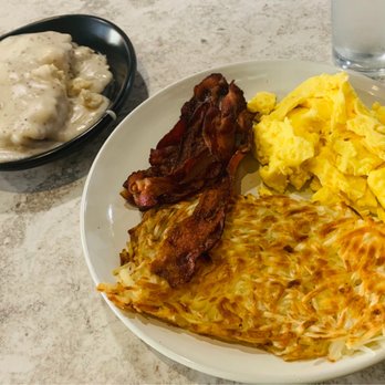 Waffle Shop - All American w/bacon and biscuits and gravy - Waffles Near Me - Lincoln, California Waffle Shop - All American w/bacon and biscuits and gravy - Waffles Near Me - Lincoln, California