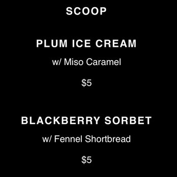 Mesa Provisions - Dessert menu - New American Near Me - Albuquerque, New Mexico