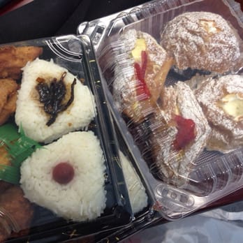 Cream Pan - Onigiri Sets $3 each. Strawberry croissant and Azuki Creams - Bakeries Near Me - Tustin, California Cream Pan - Onigiri Sets $3 each. Strawberry croissant and Azuki Creams - Bakeries Near Me - Tustin, California