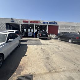Exterior outside entrance of New Century Auto Service - Front of Shop -2026 - Alhambra, California Exterior outside entrance of New Century Auto Service - Front of Shop -2026 - Alhambra, California