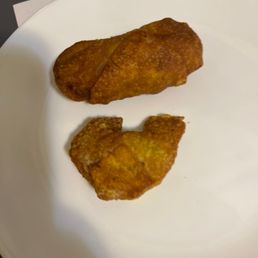 An example of their egg roll and crab rangoon. An example of their egg roll and crab rangoon.
