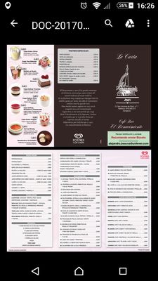 Menu photo 1 El Renacimiento Zaragoza, Z Menu photo 1 El Renacimiento Zaragoza, Z