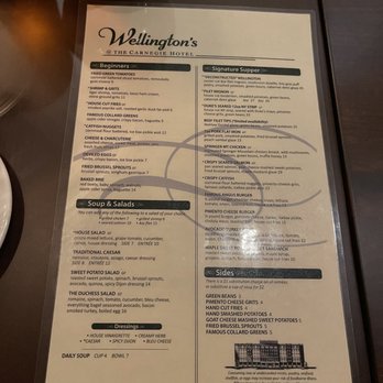 Wellington's - Updated Menu - Bars Near Me - Johnson City, Tennessee