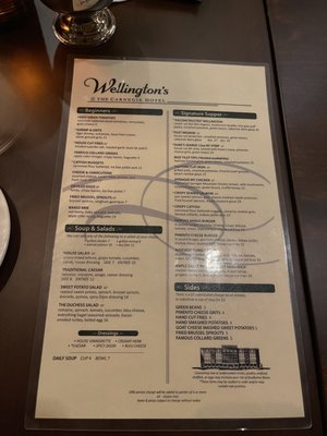 Menu photo 5 Wellington's Johnson City, TN