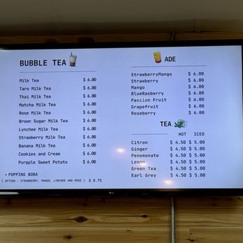 Forest Cafe - Drink Menu - Desserts Near Me - Duluth, Georgia